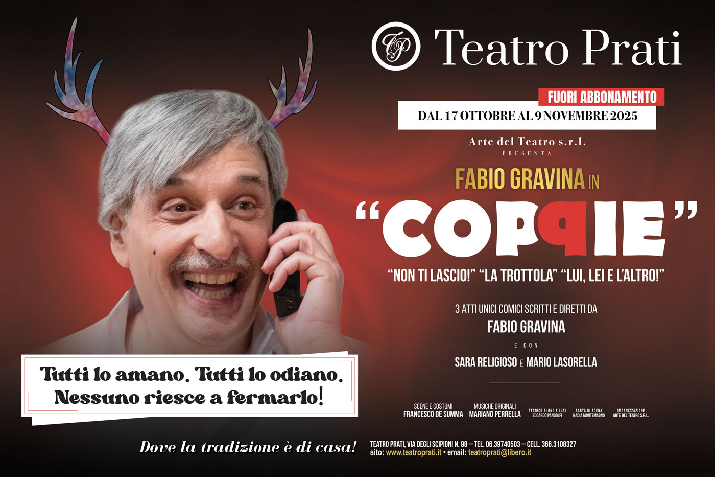Dal 17/10/2025  al 09/11/2025 - Coppie